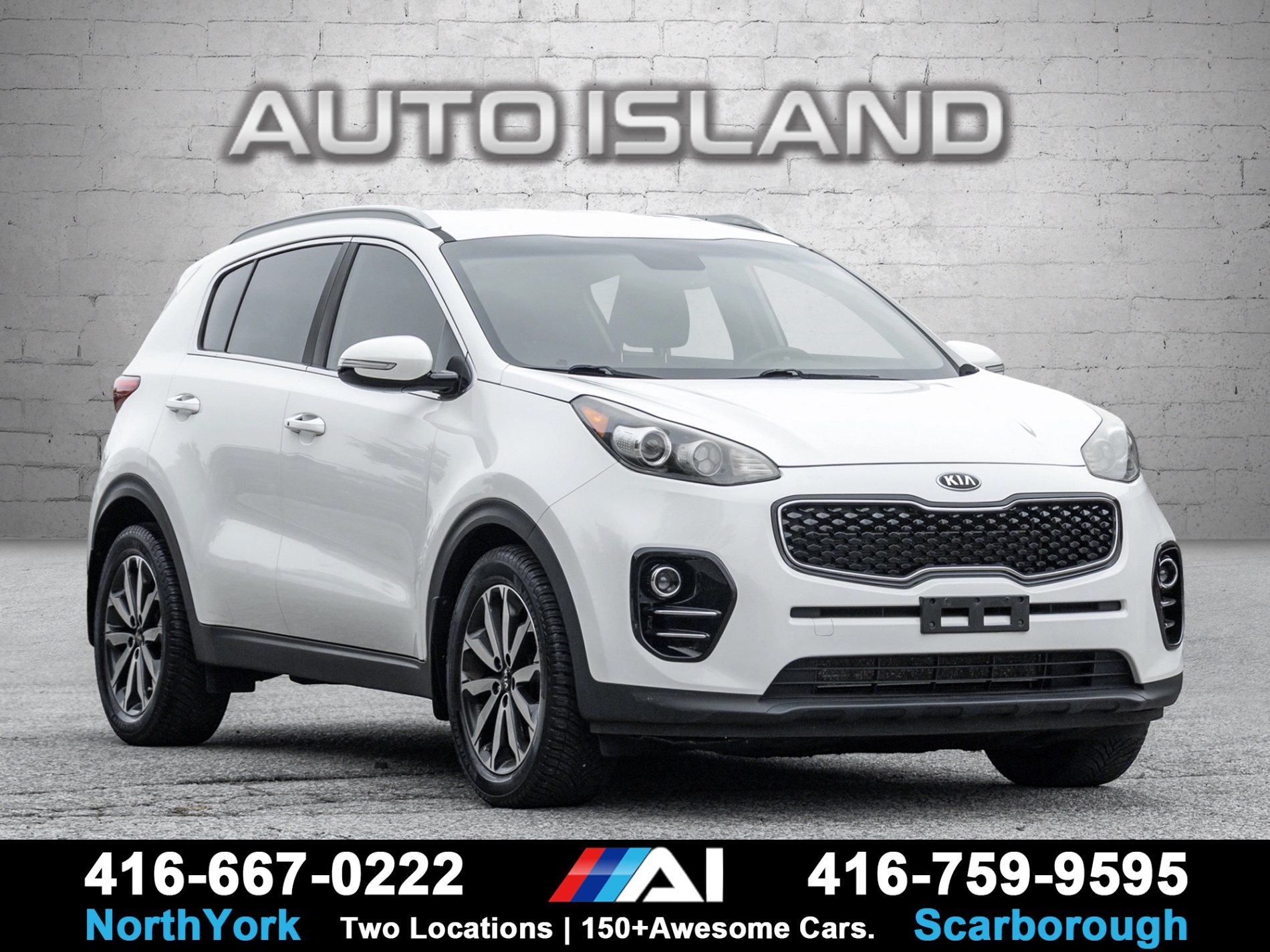 White 2017 Kia Sportage SUV / Crossover Front-Wheel Drive Automatic