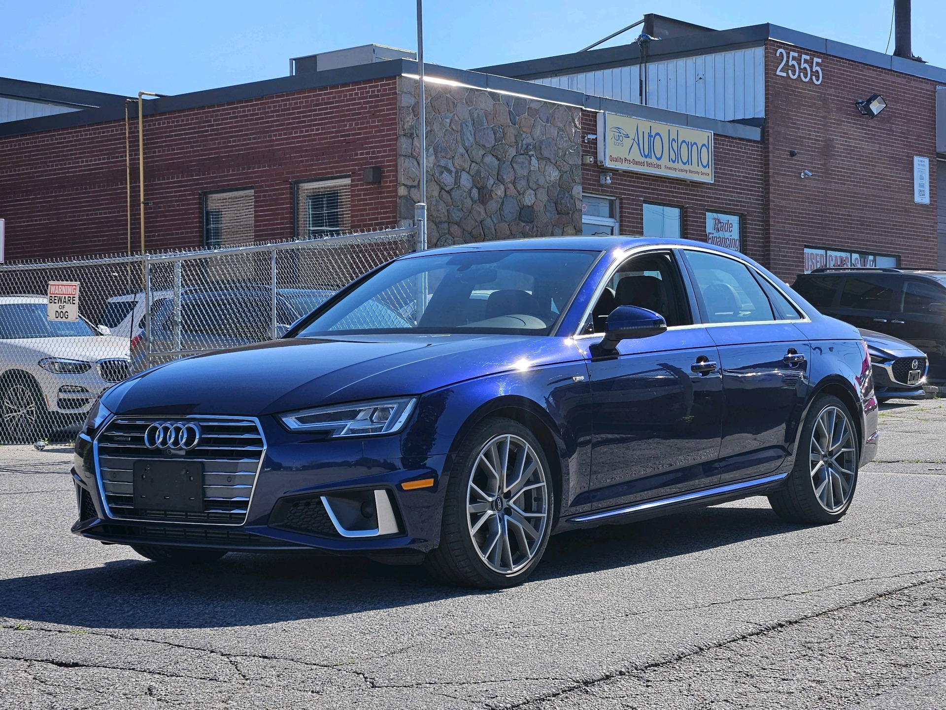 Metallic Dark Blue 2019 Audi A4 Sedan Automatic