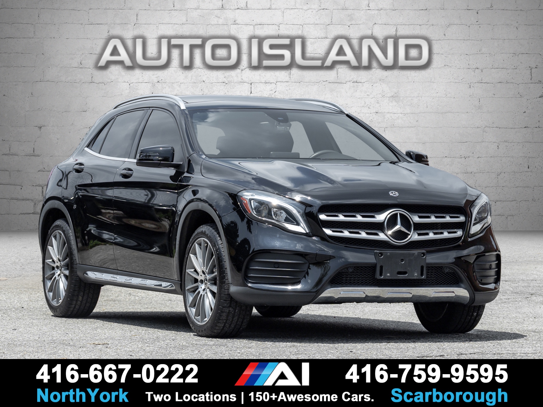 Black 2019 Mercedes-Benz GLA SUV / Crossover All-Wheel Drive Automatic