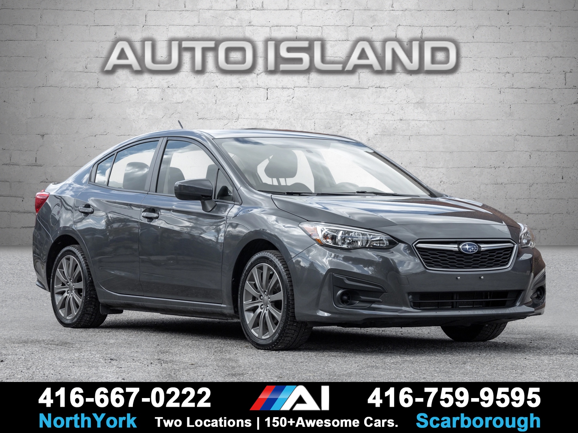 Gray 2019 Subaru Impreza Sedan Automatic