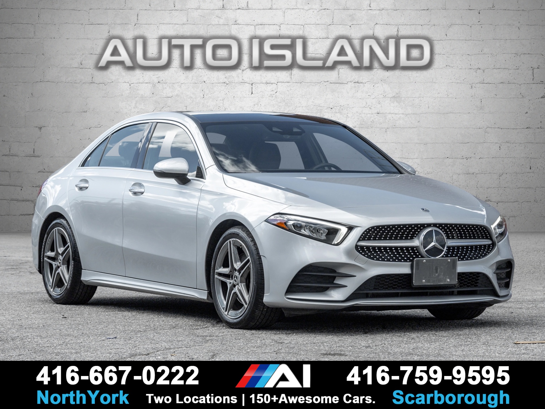 Silver 2021 Mercedes-Benz A-Class Sedan All-Wheel Drive Automatic