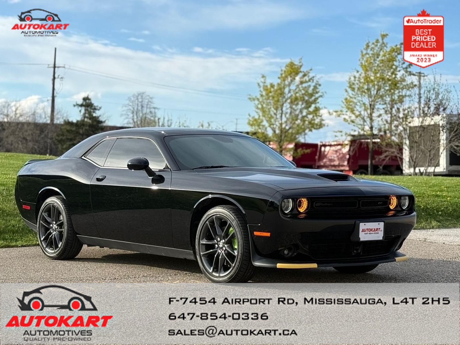 Black 2022 Dodge Challenger Coupe All-Wheel Drive Automatic