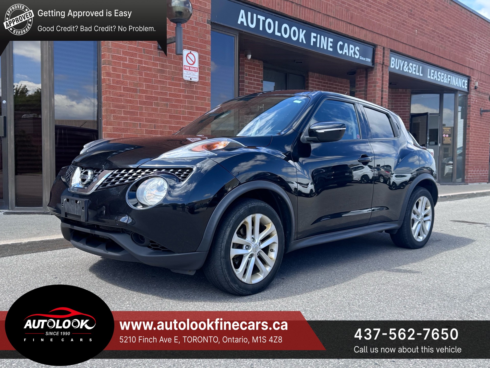 Black 2015 Nissan Juke SUV / Crossover All-Wheel Drive Automatic