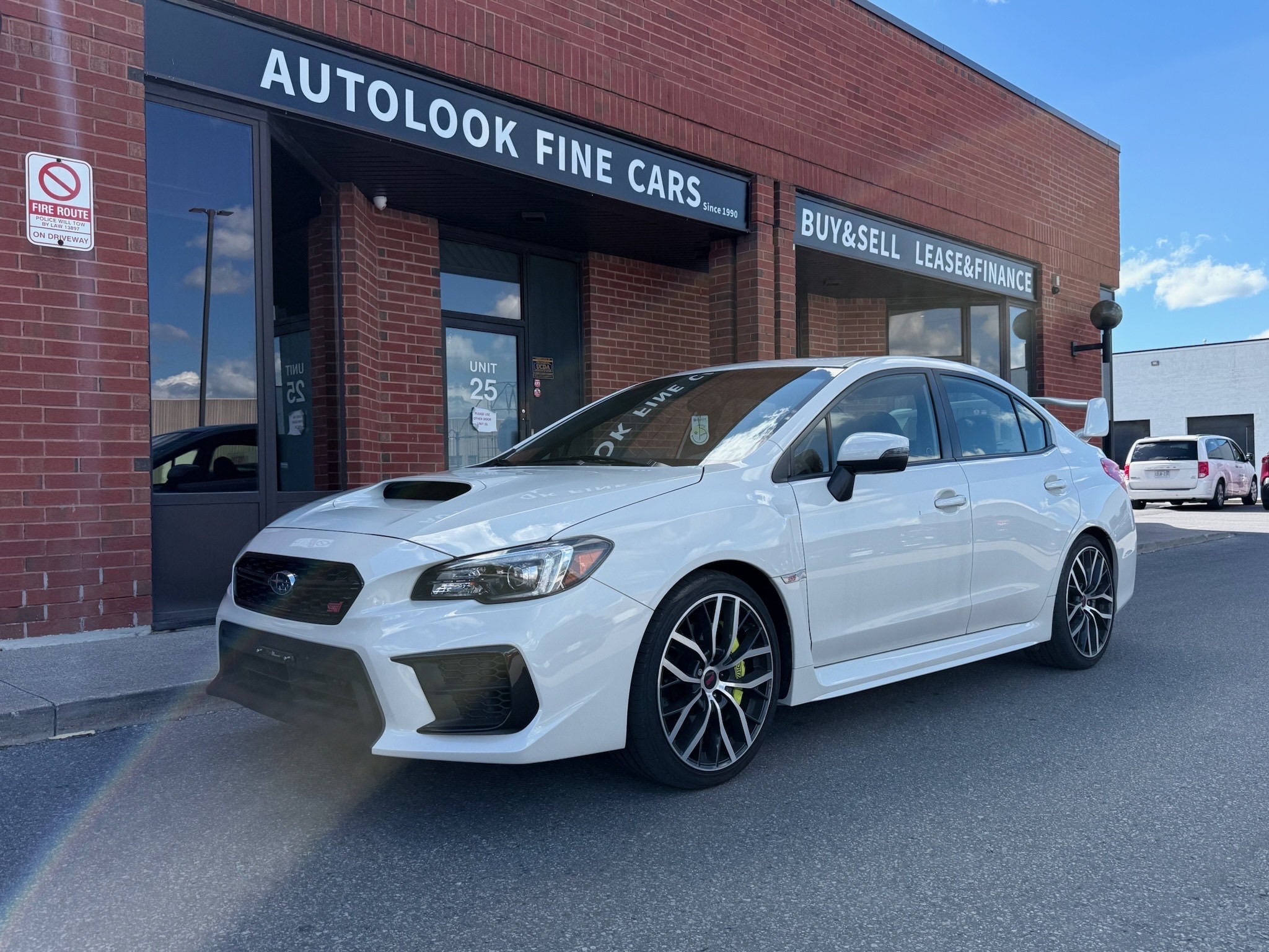White 2021 Subaru WRX STI Sedan Manual