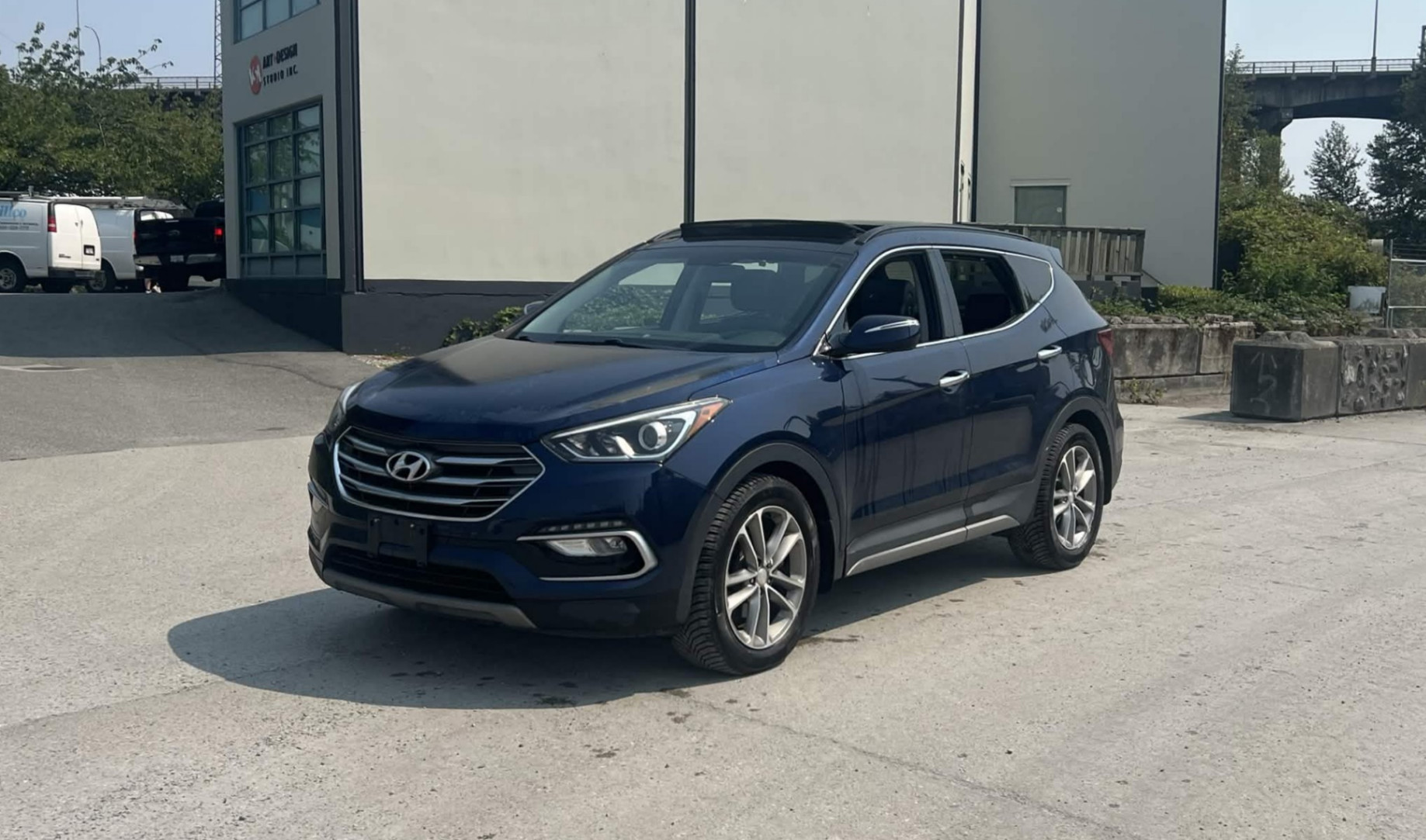Blue 2018 Hyundai Santa Fe Sport SUV / Crossover Automatic