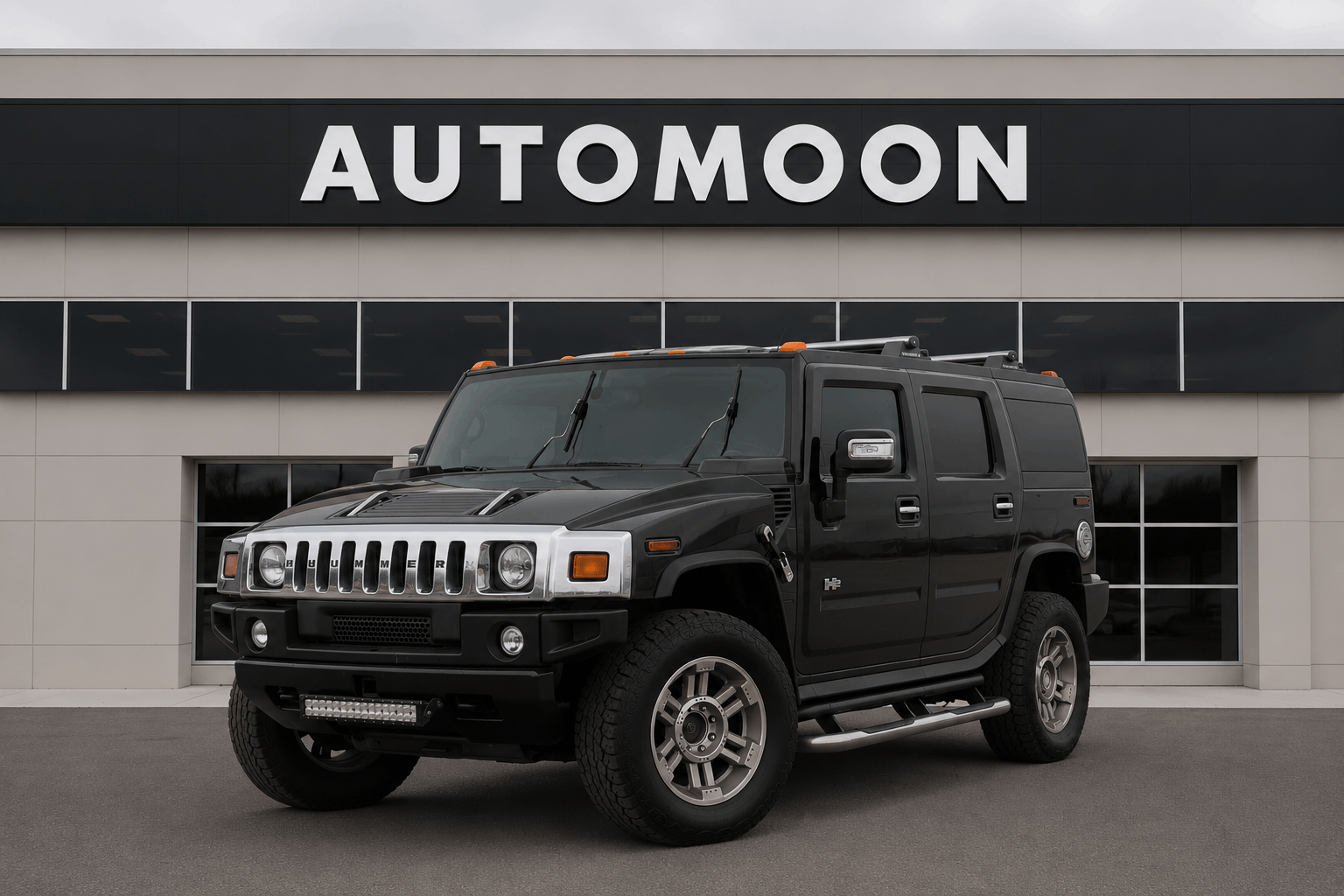 Black 2004 Hummer H2 Base SUV / Crossover Four-Wheel Drive 6-Speed Automatic