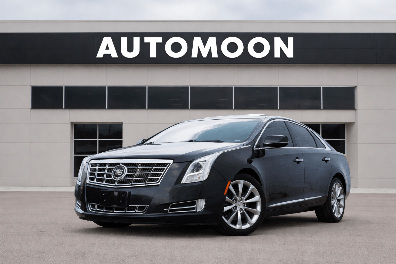 Black 2013 Cadillac XTS Sedan All-Wheel Drive 5-Speed Automatic