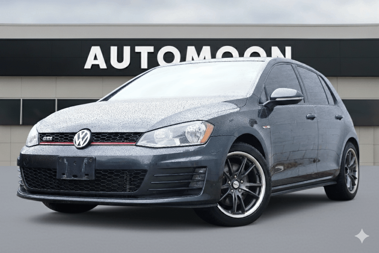 Black 2015 Volkswagen Golf GTI Hatchback Front-Wheel Drive Manual