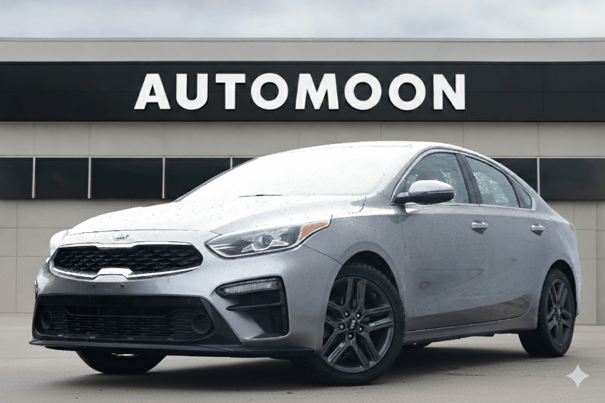 Silver 2021 Kia Forte EX FWD Sedan Front-Wheel Drive Automatic