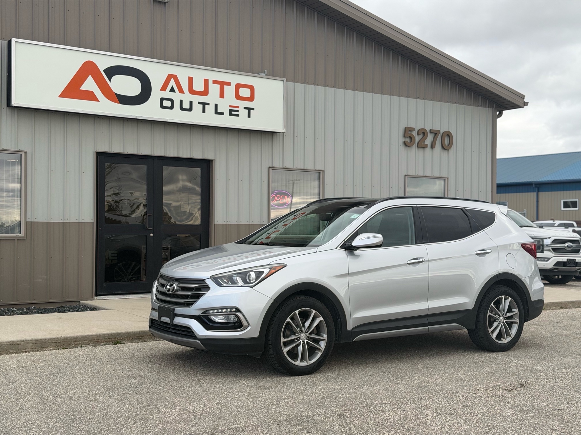 Gray 2017 Hyundai Santa Fe Sport SUV / Crossover Automatic