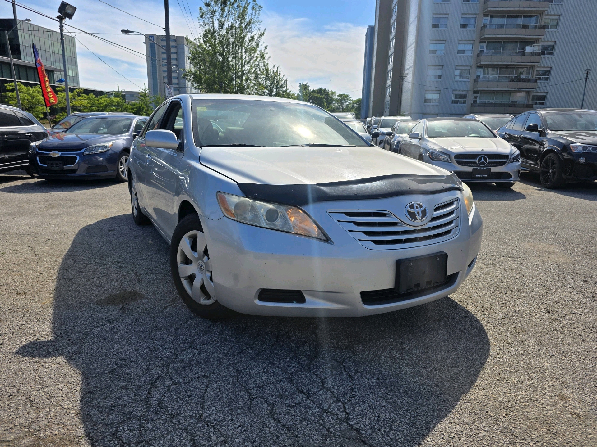 Silver 2007 Toyota Camry LE Sedan Front-Wheel Drive Automatic