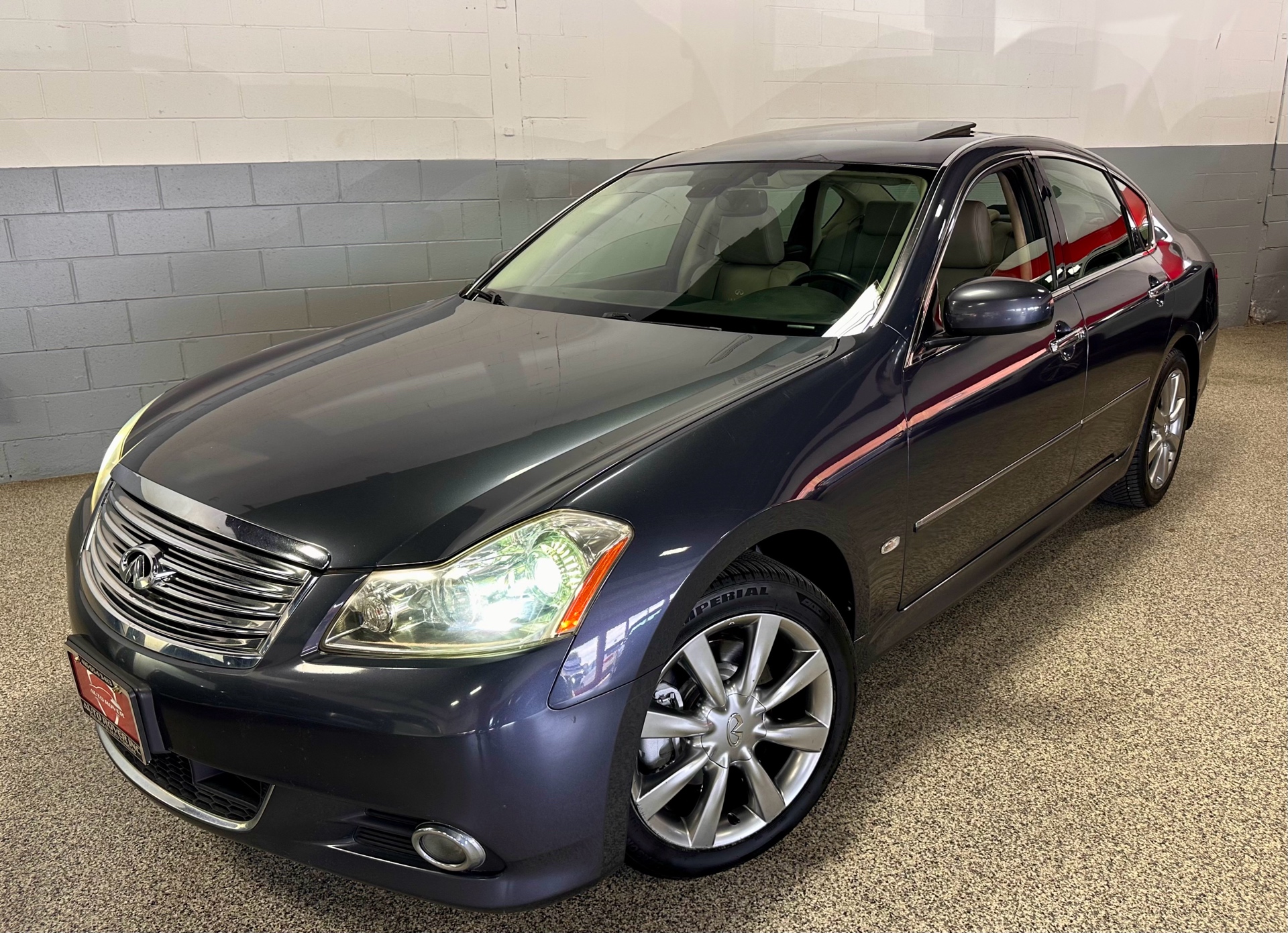 Gray 2008 INFINITI M35 Sedan All-Wheel Drive Automatic