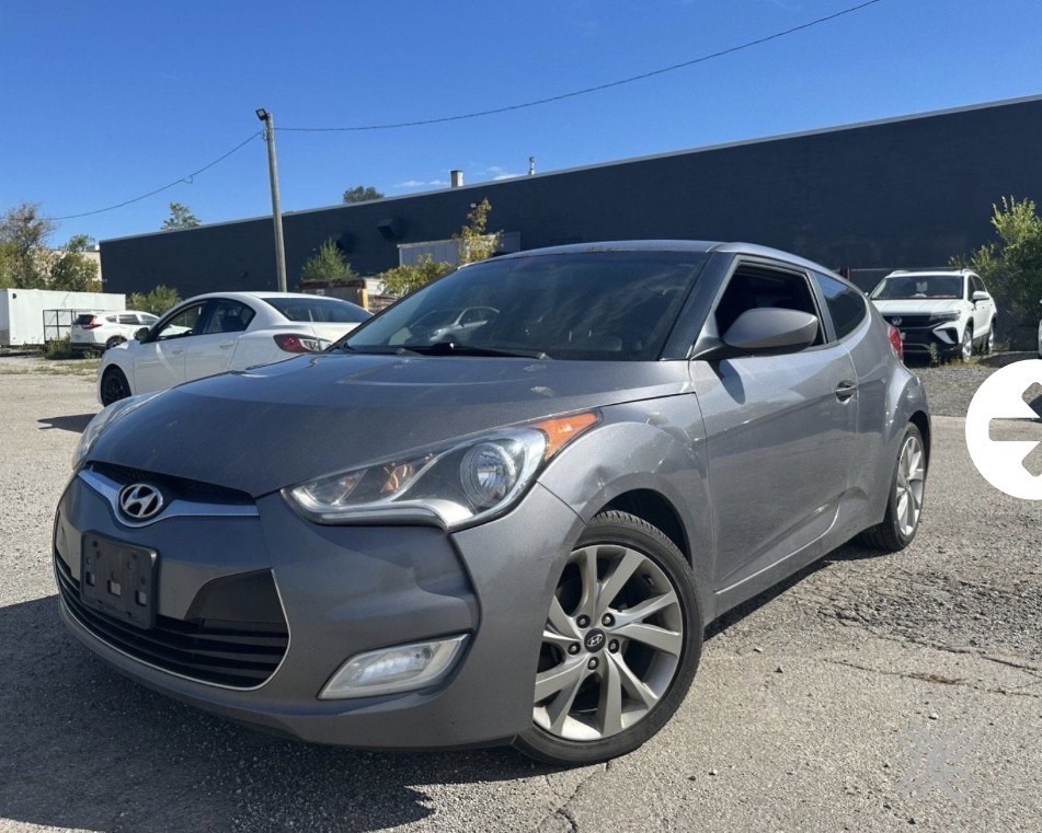 Gray 2016 Hyundai Veloster Coupe  Automatic