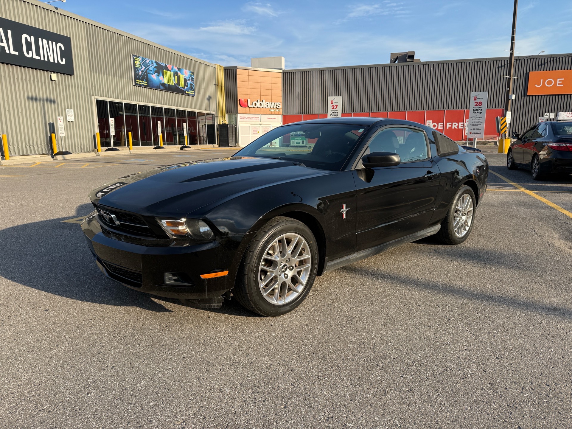 Black 2012 Ford Mustang Coupe Rear-Wheel Drive Automatic