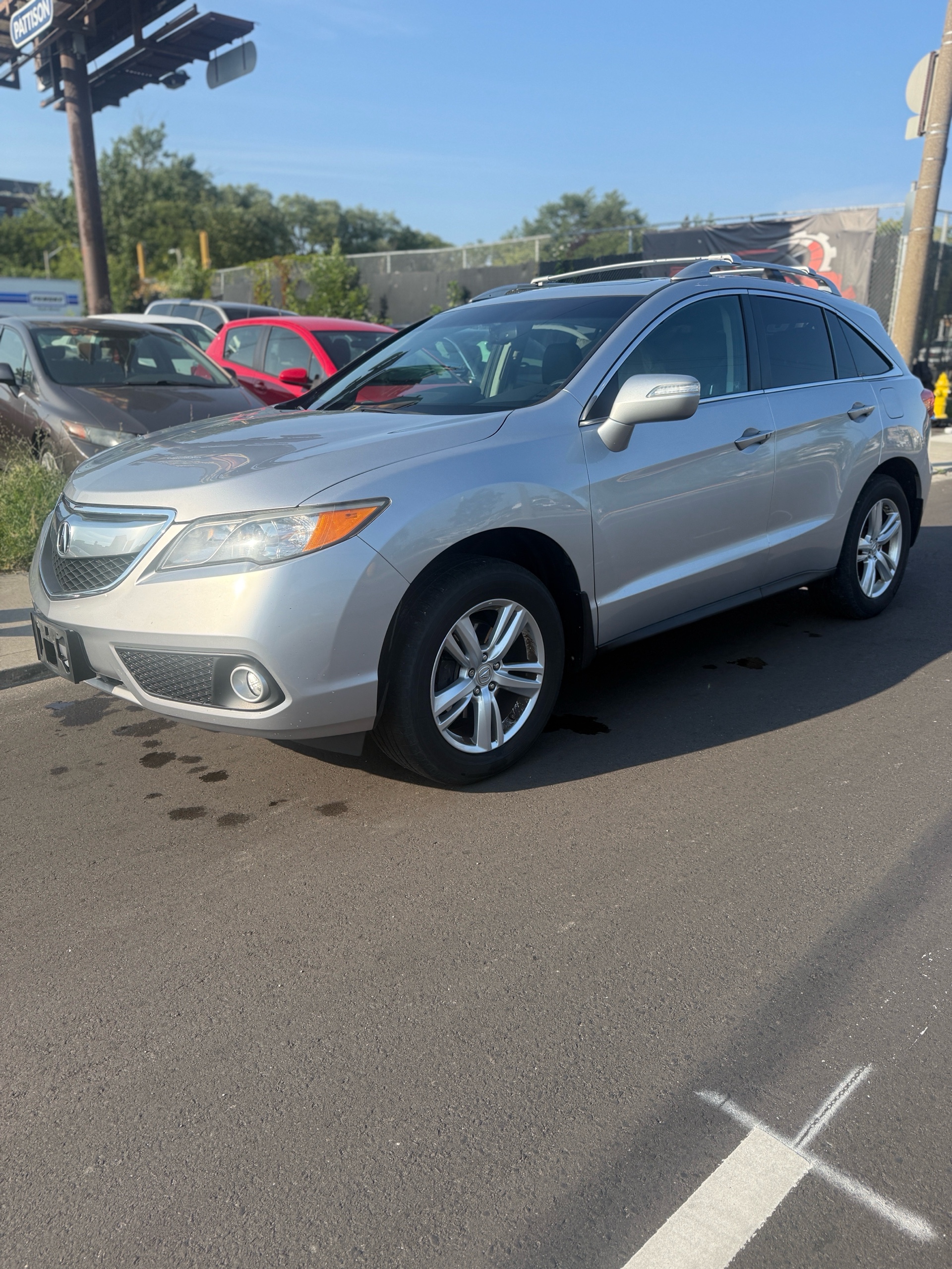 Silver 2013 Acura RDX SUV / Crossover All-Wheel Drive Automatic