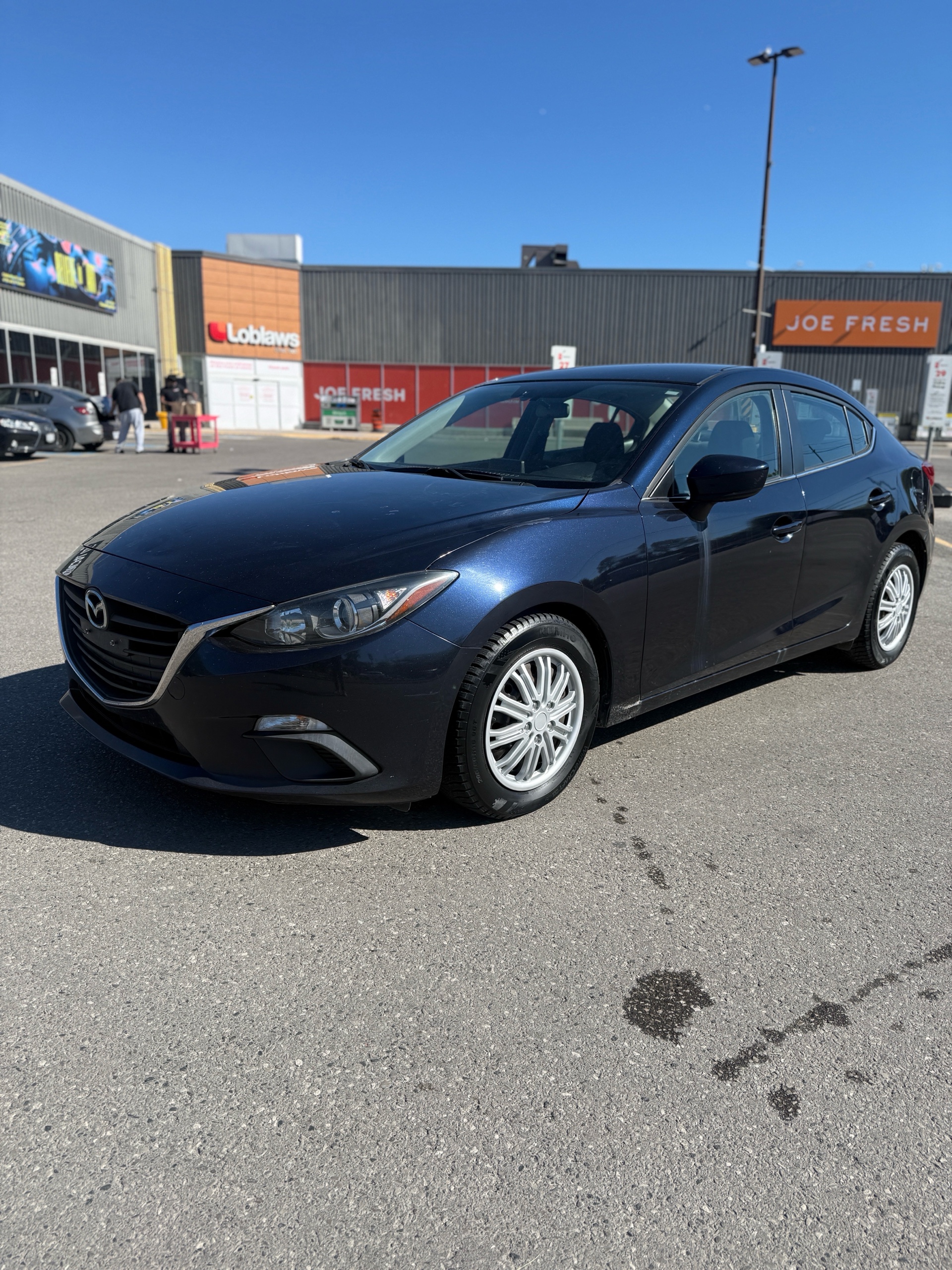 Blue 2015 Mazda MAZDA3 GS Sedan Automatic