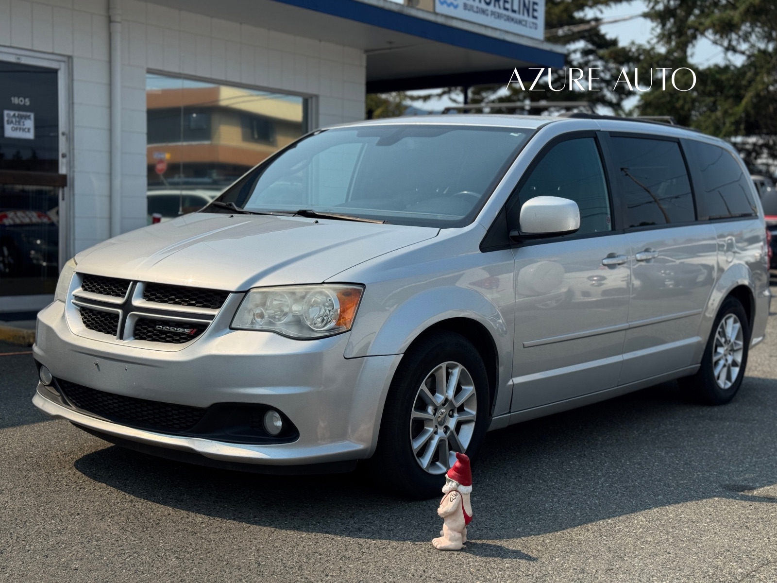Gray 2012 Dodge Grand Caravan Minivan Front-Wheel Drive 6-Speed Automatic