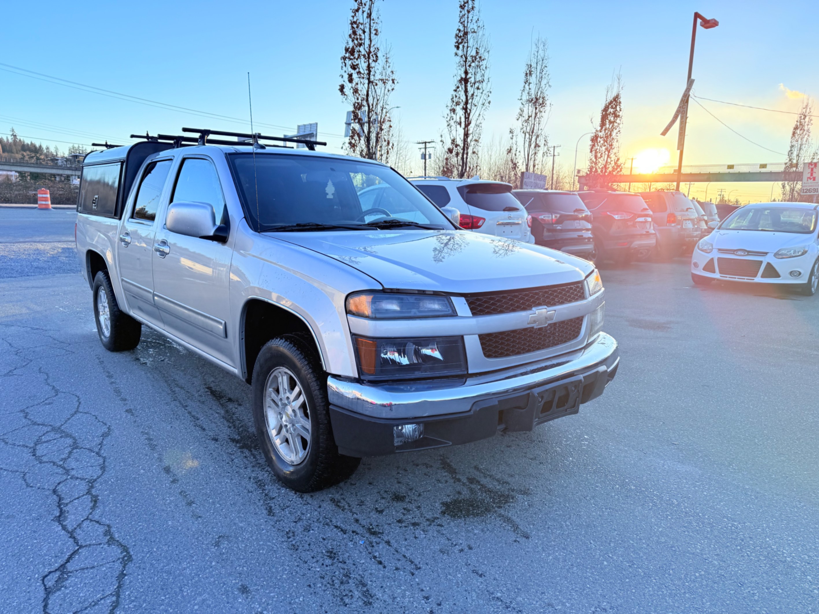 Gray 2010 Chevrolet Colorado 1LT Crew Cab RWD Pickup Truck 4X2 Automatic