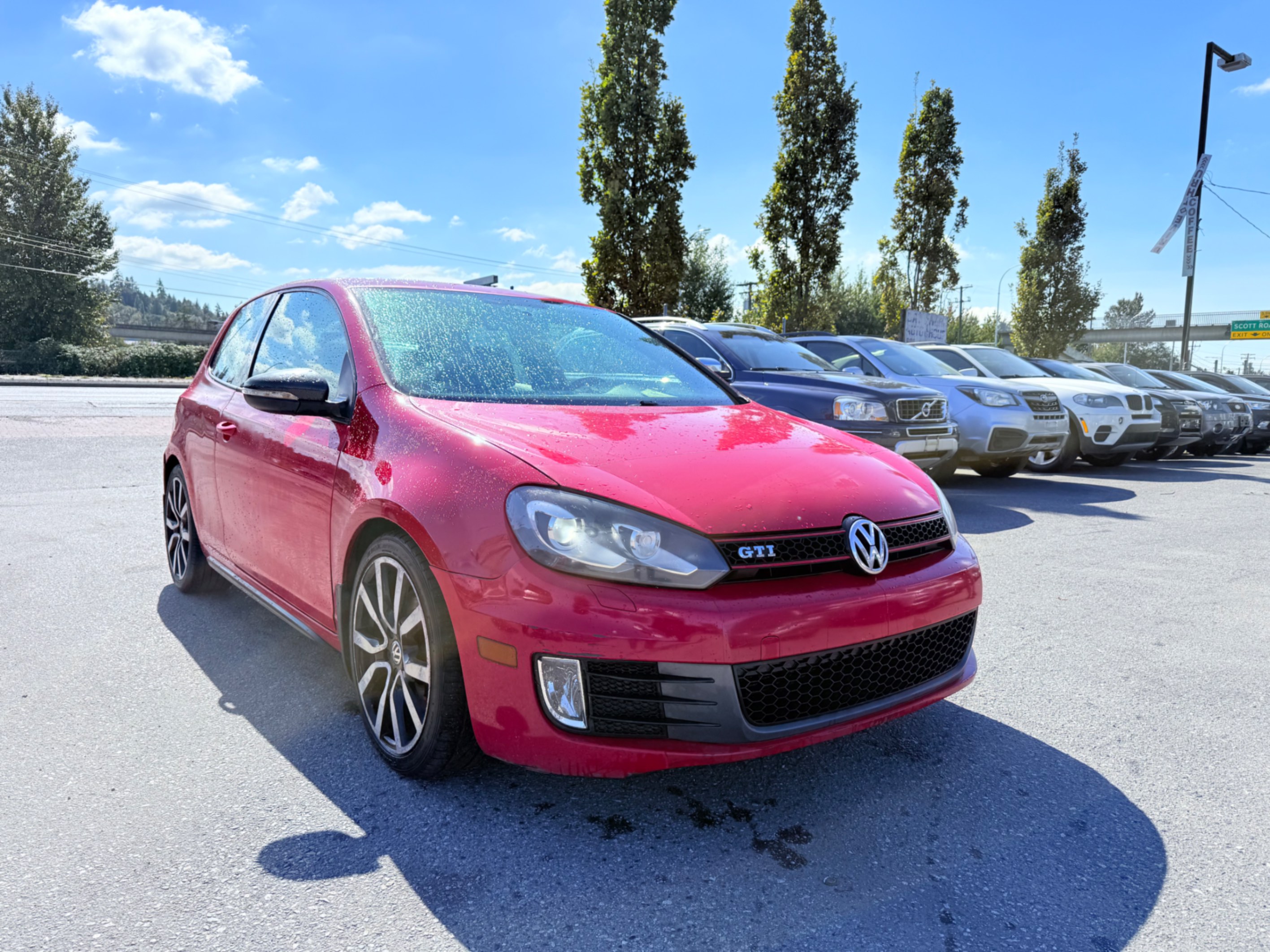 Red 2011 Volkswagen Golf GTI 2.0T 2-Door FWD Hatchback Front-Wheel Drive Automatic