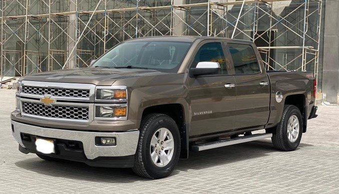 Brown 2014 Chevrolet Silverado 1500 Pickup Truck Four-Wheel Drive 6-Speed Automatic