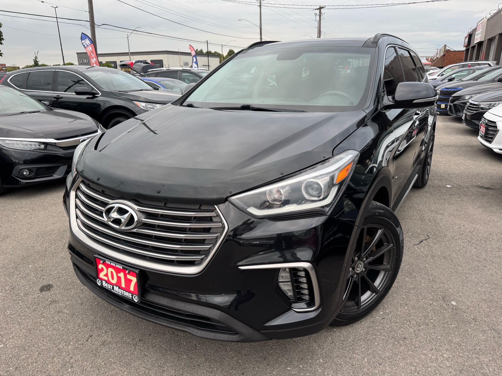 Black 2017 Hyundai Santa Fe XL SUV / Crossover Automatic