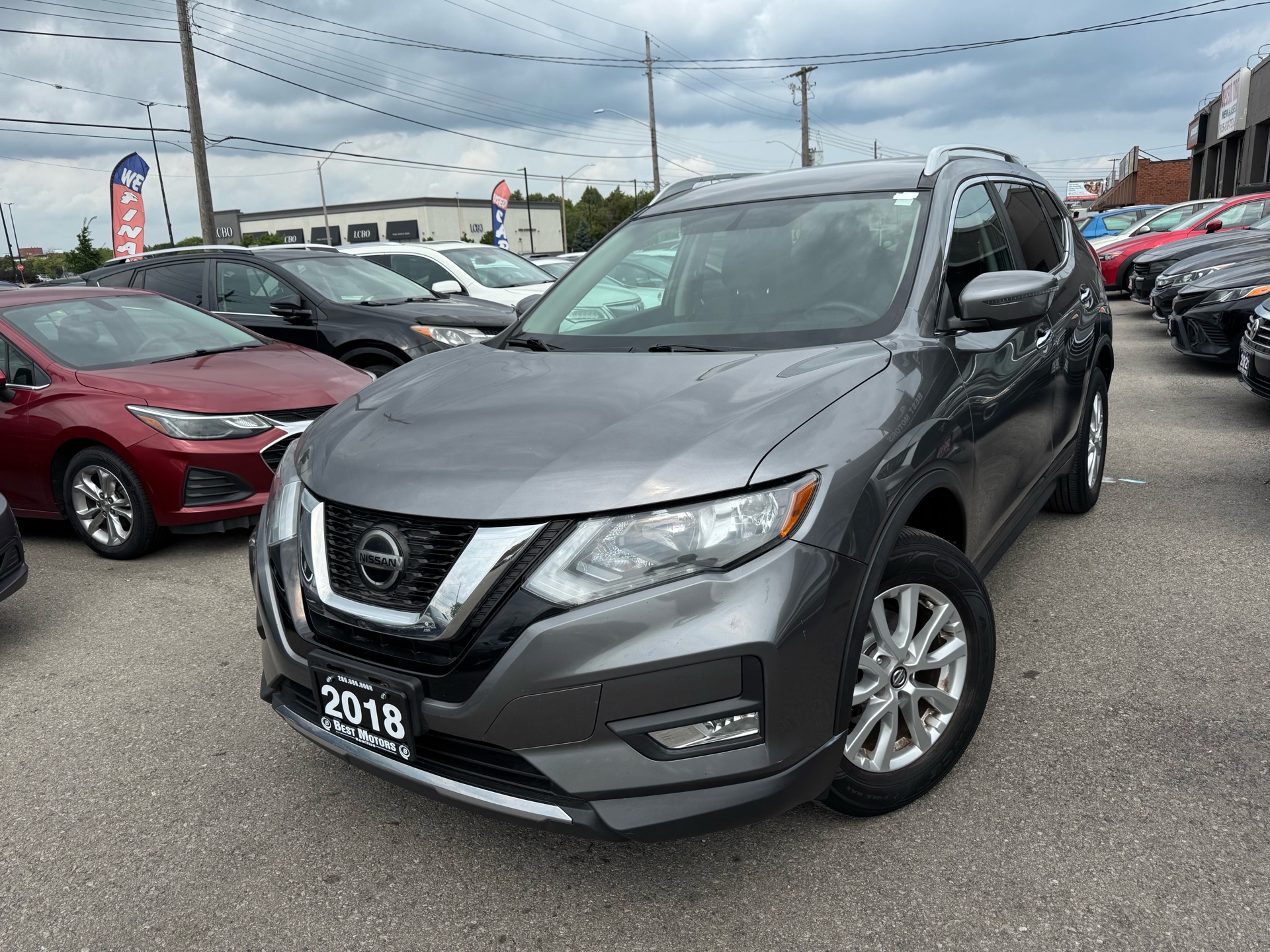 Gray 2018 Nissan Rogue SUV / Crossover All-Wheel Drive Automatic