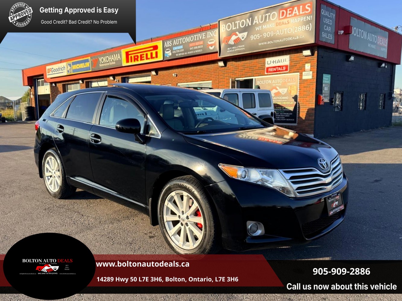 Black 2010 Toyota Venza SUV / Crossover All-Wheel Drive Automatic