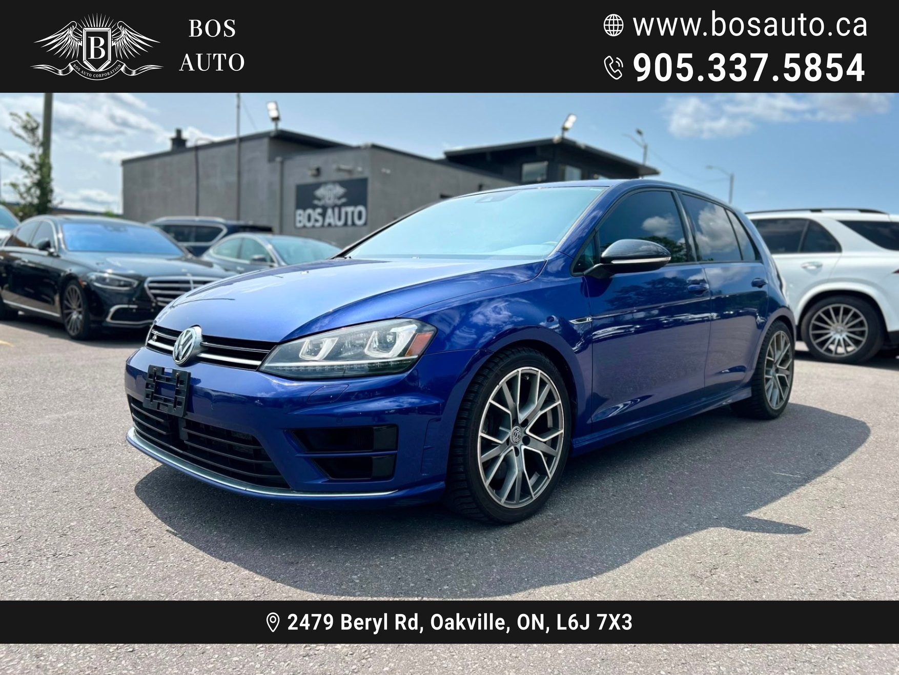 Util Blue 2016 Volkswagen Golf R Hatchback All-Wheel Drive Automatic