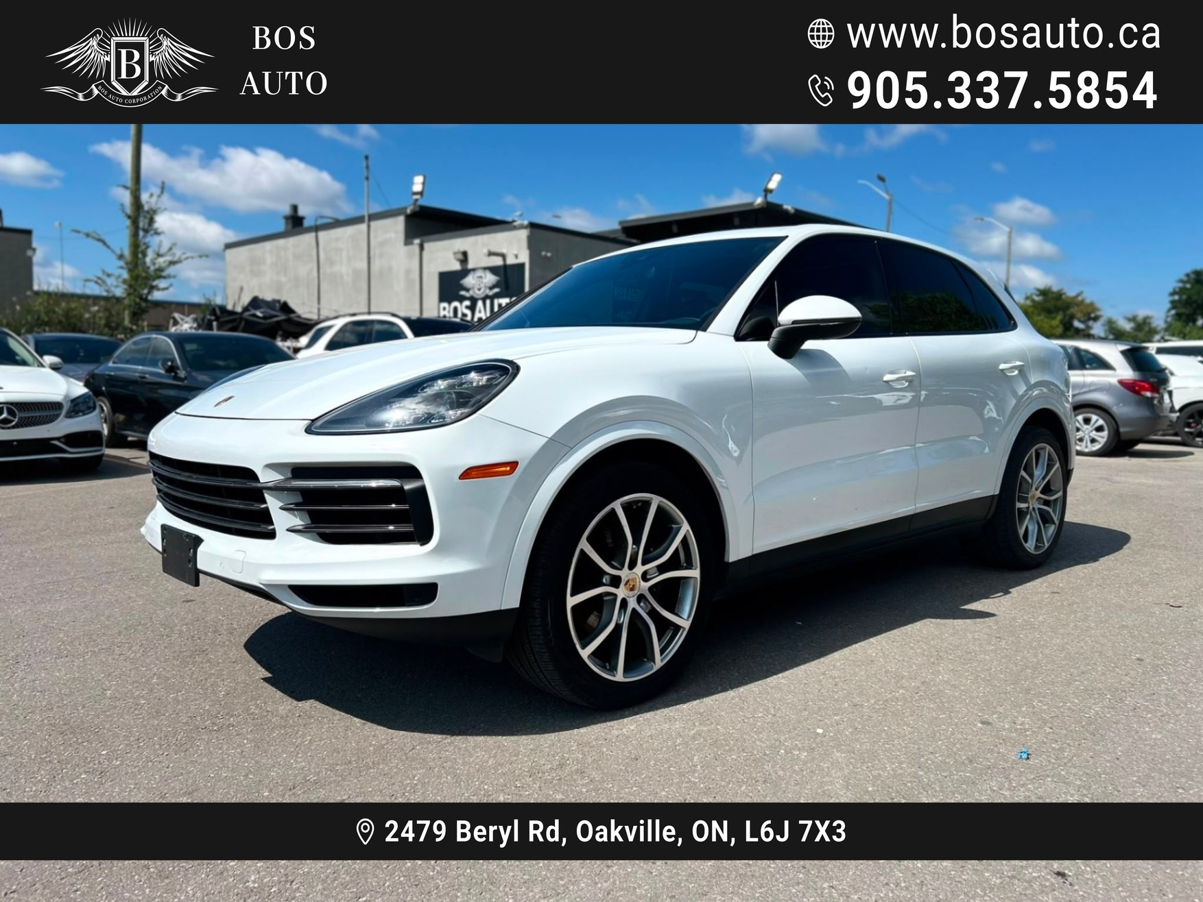 White 2020 Porsche Cayenne SUV / Crossover All-Wheel Drive Automatic