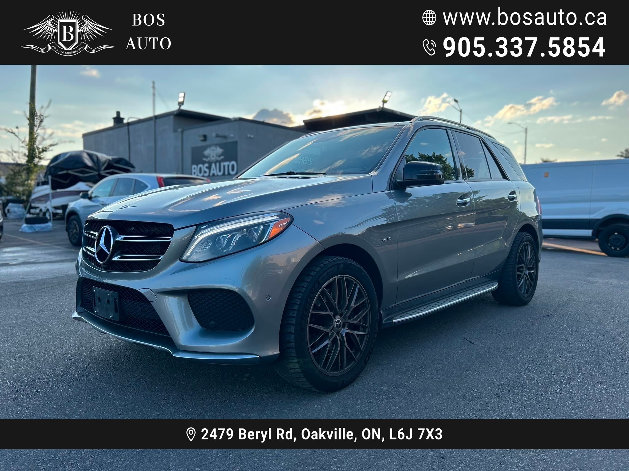 Gray 2016 Mercedes-Benz GLE SUV / Crossover All-Wheel Drive Automatic