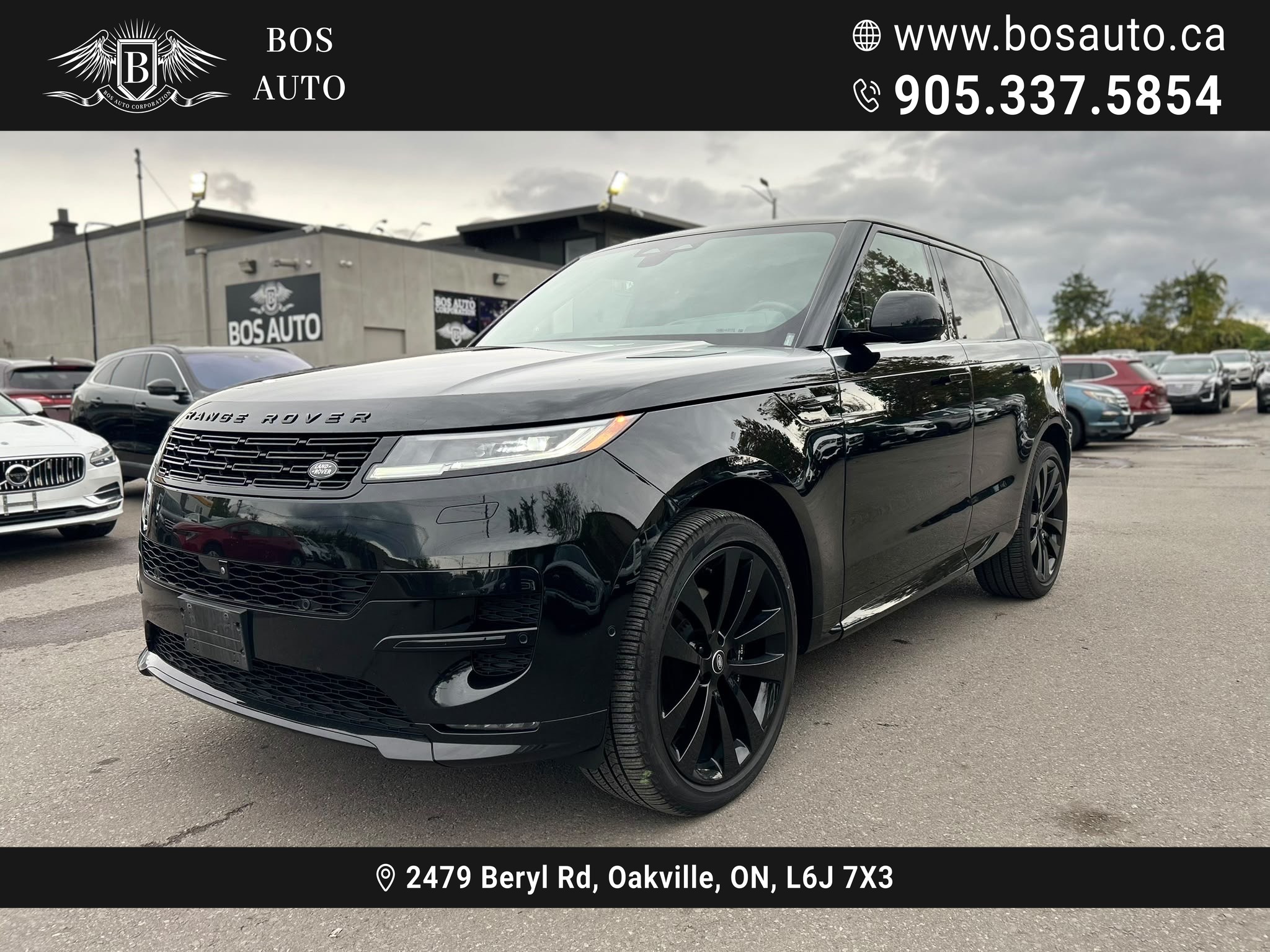 Black 2024 Land Rover Range Rover Sport SUV / Crossover Automatic