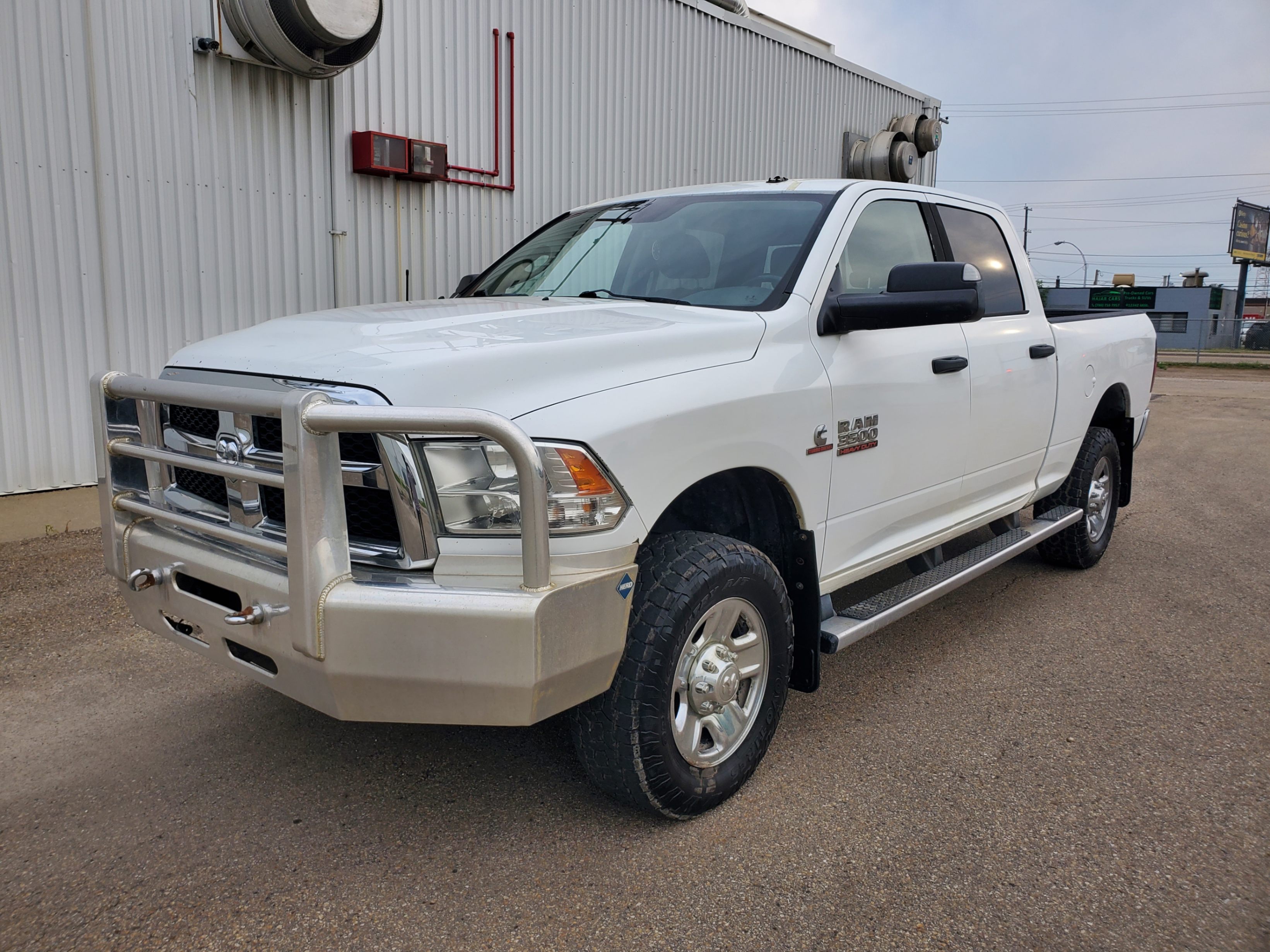 White 2015 RAM 3500 Pickup Truck Four-Wheel Drive Automatic