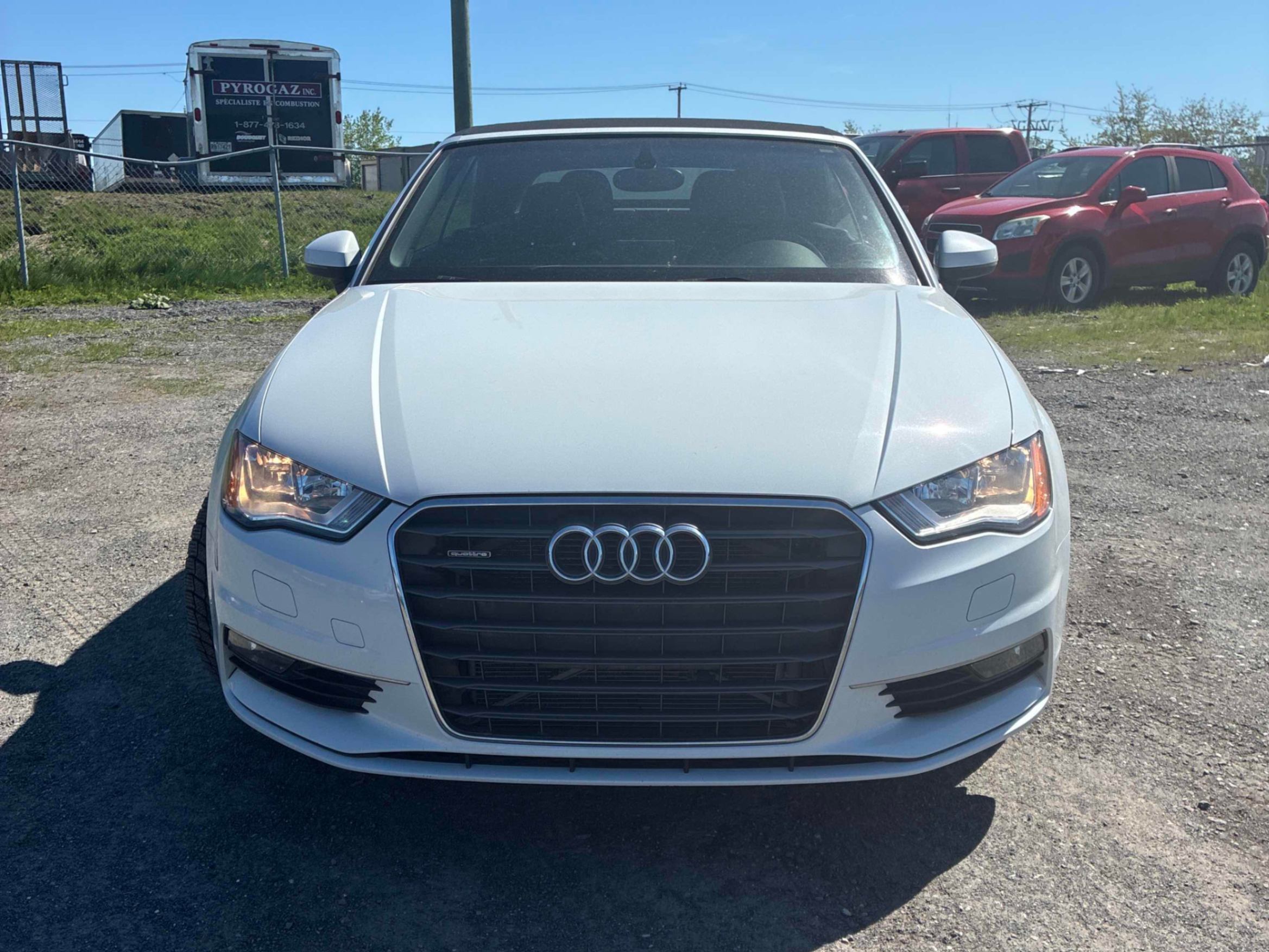 White 2015 Audi A3 Convertible Automatic