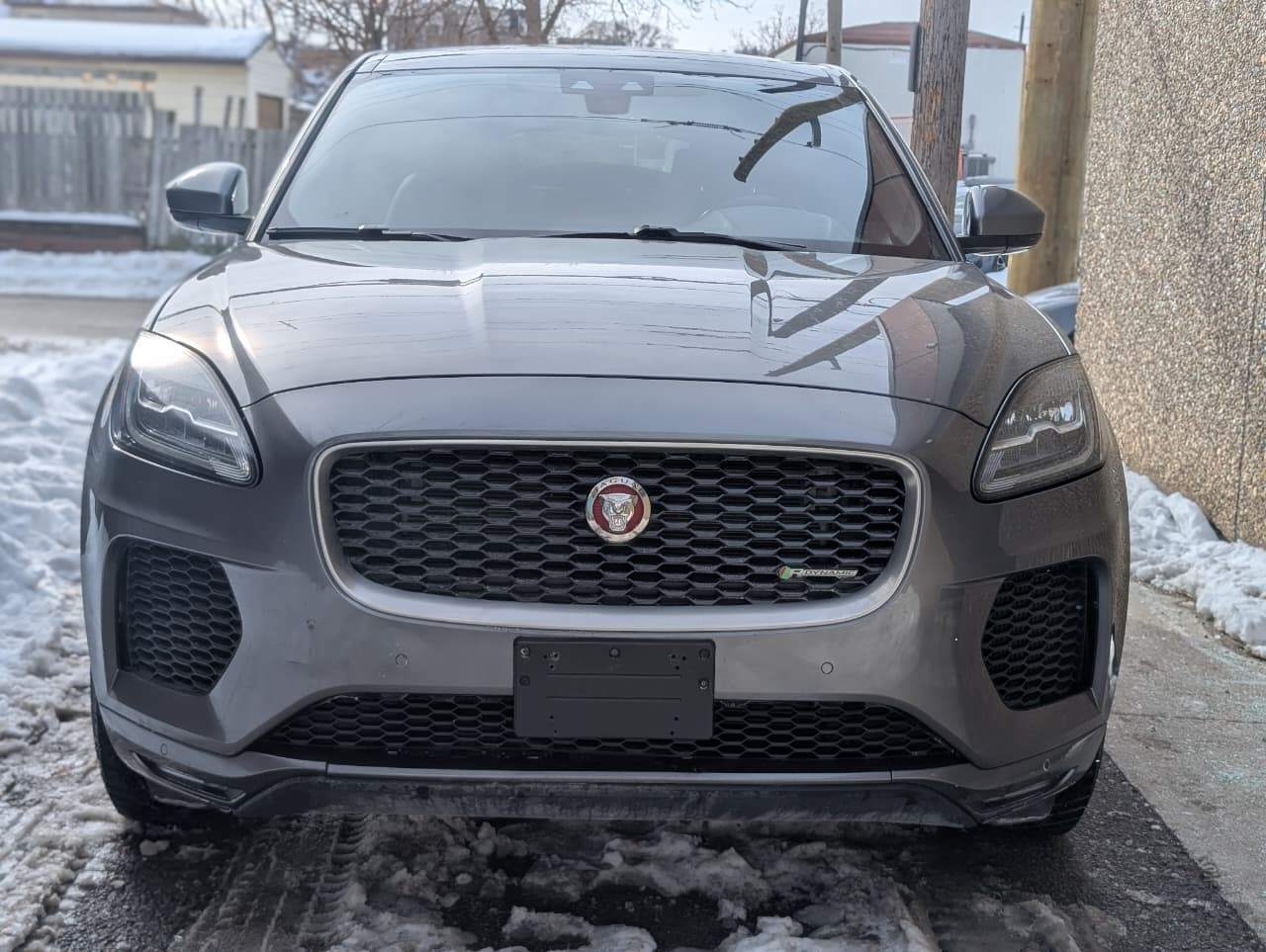 Gray 2018 Jaguar E-PACE P300 R-Dynamic S AWD SUV / Crossover All-Wheel Drive Automatic