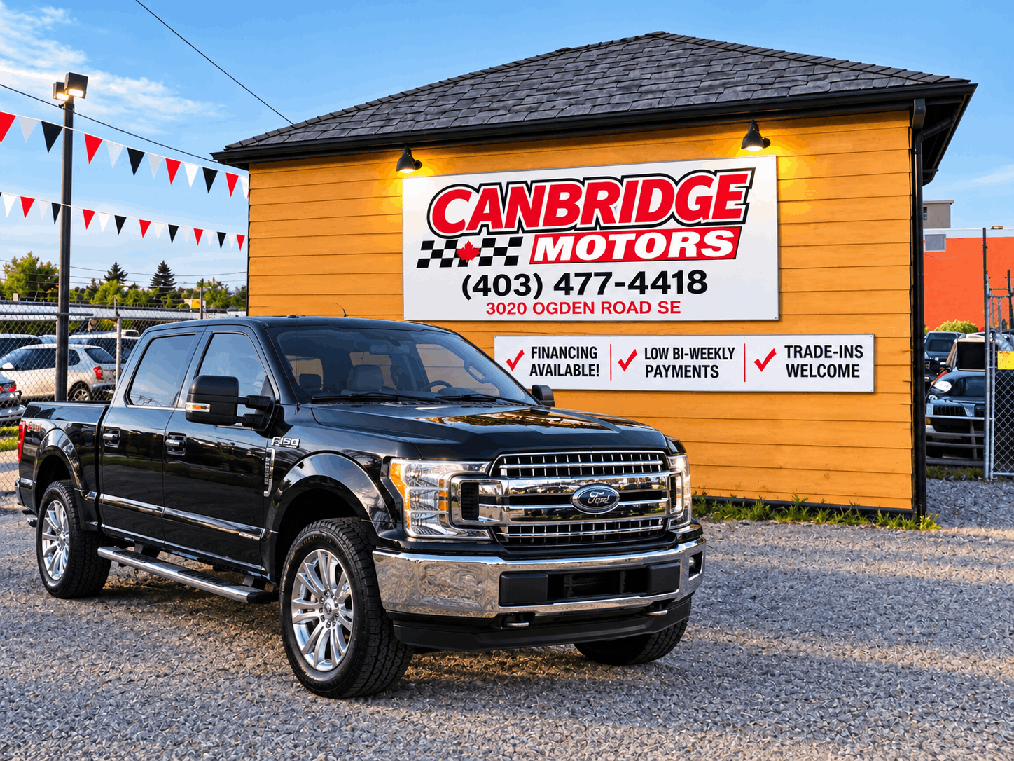 Blue 2017 Ford F-250 Super Duty Pickup Truck Four-Wheel Drive Automatic