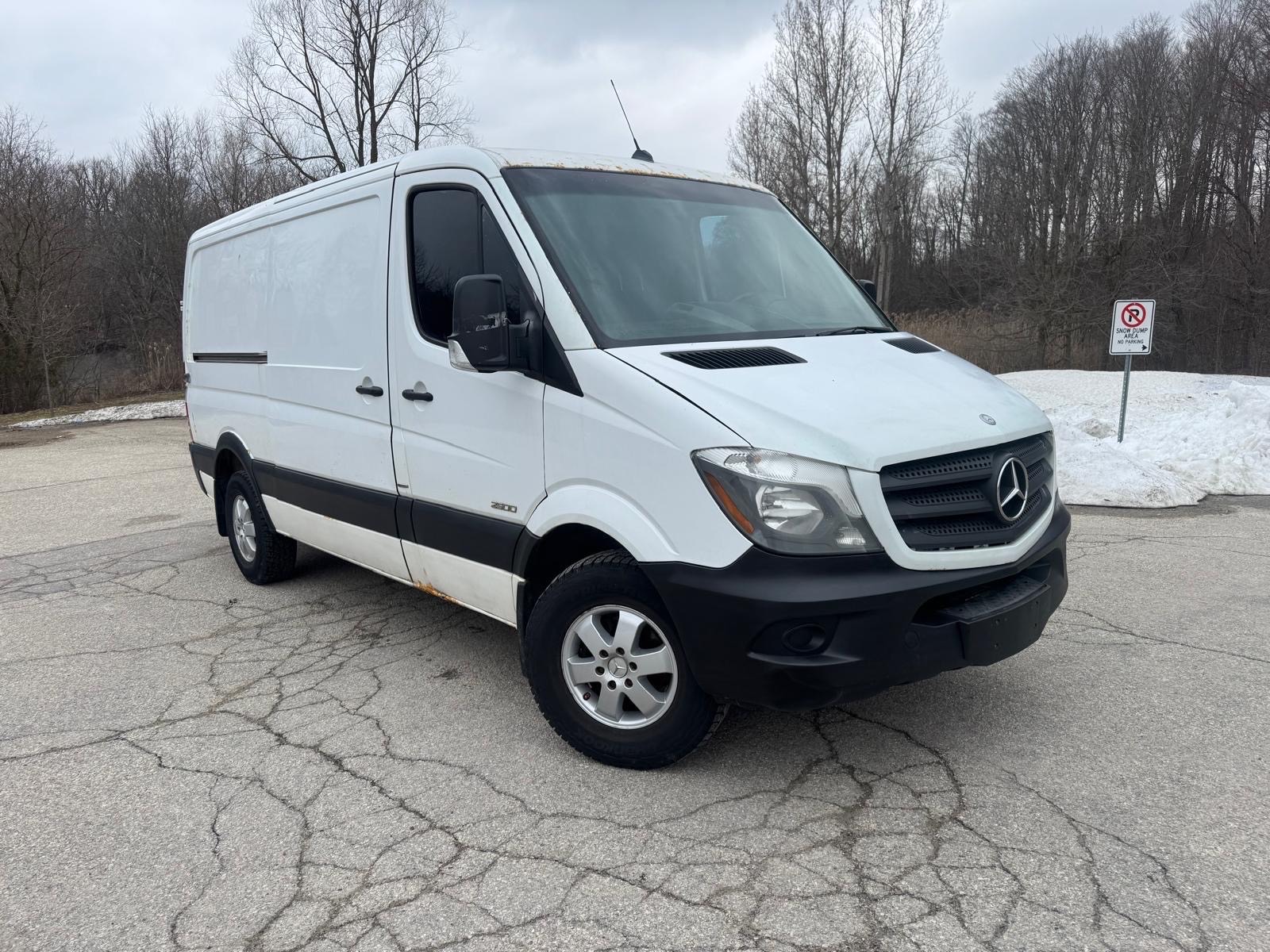 White 2016 Mercedes-Benz Sprinter Cargo 2500 144 WB Cargo Van Van 4X2 Automatic