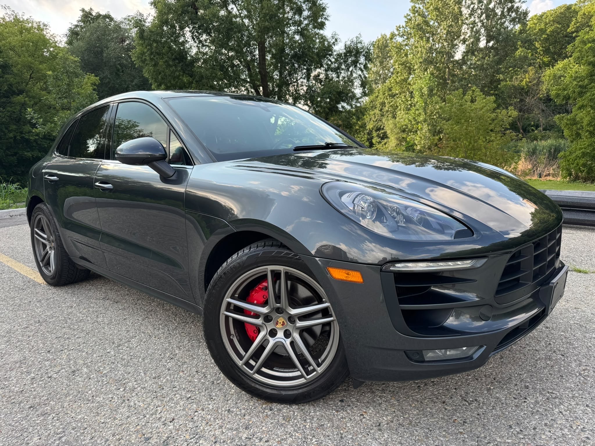 Gray 2017 Porsche Macan SUV / Crossover All-Wheel Drive Automatic
