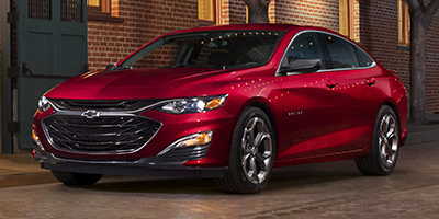 Black 2019 Chevrolet Malibu Sedan Front-Wheel Drive Automatic