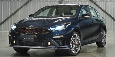 Blue 2020 Kia Forte5 Hatchback Automatic