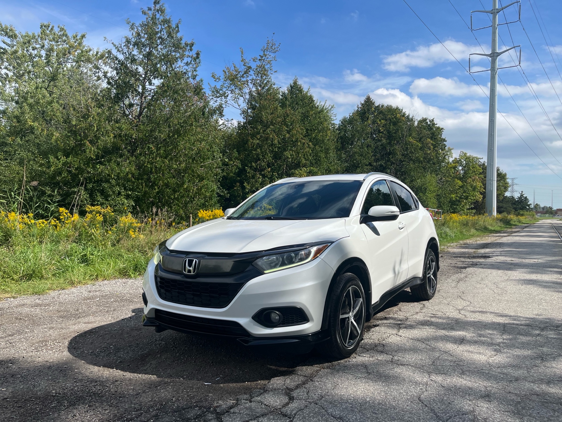White 2019 Honda HR-V SUV / Crossover All-Wheel Drive Automatic