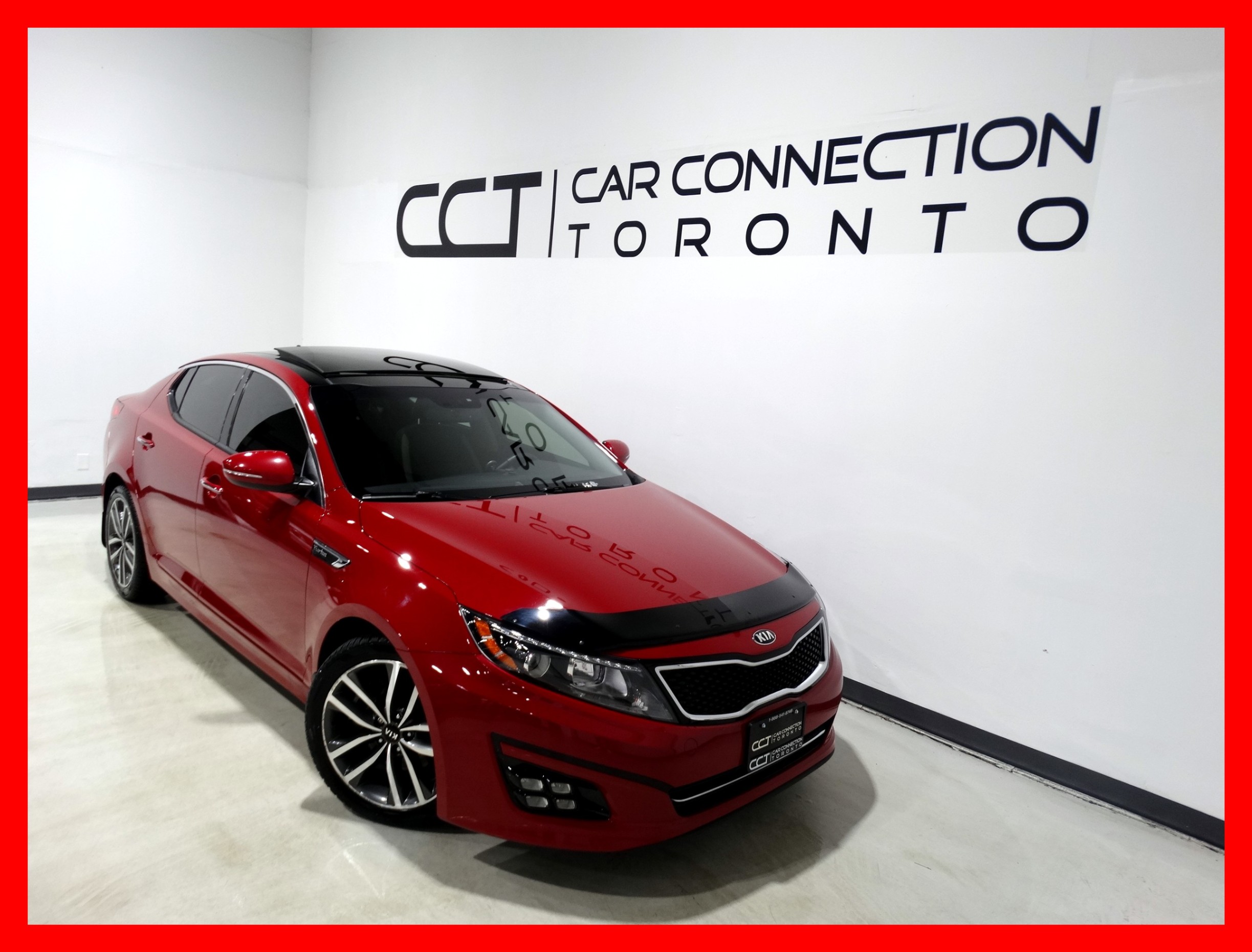 Red 2014 Kia Optima Sedan Front-Wheel Drive Automatic