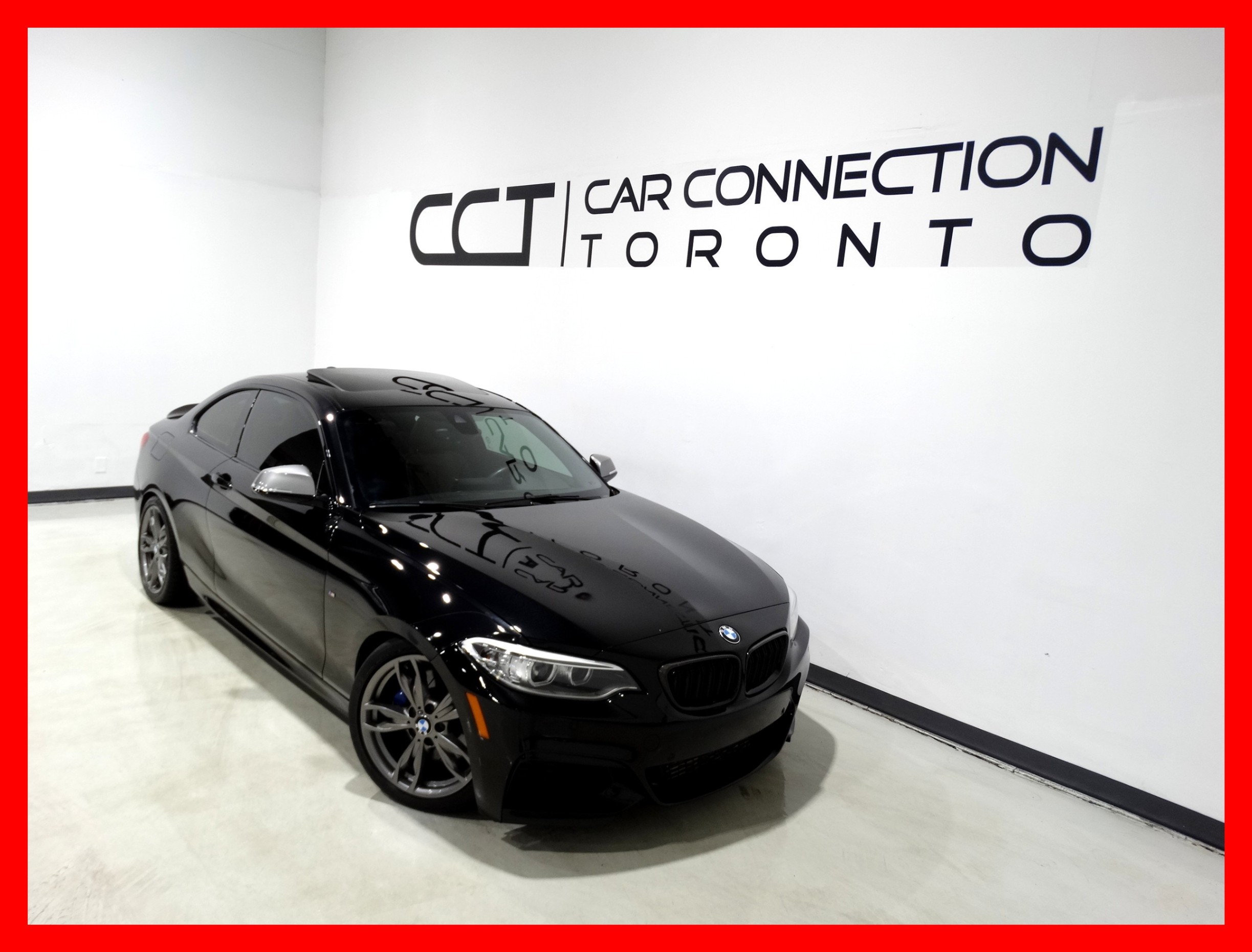 Black 2015 BMW 2 Series Coupe All-Wheel Drive Automatic