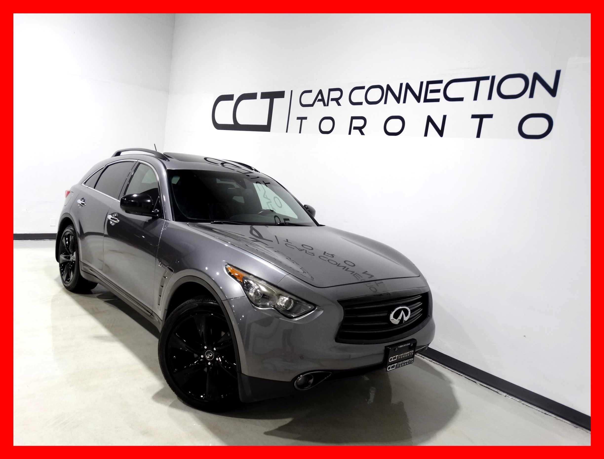 Silver 2015 INFINITI QX70 AWD SUV / Crossover All-Wheel Drive Automatic