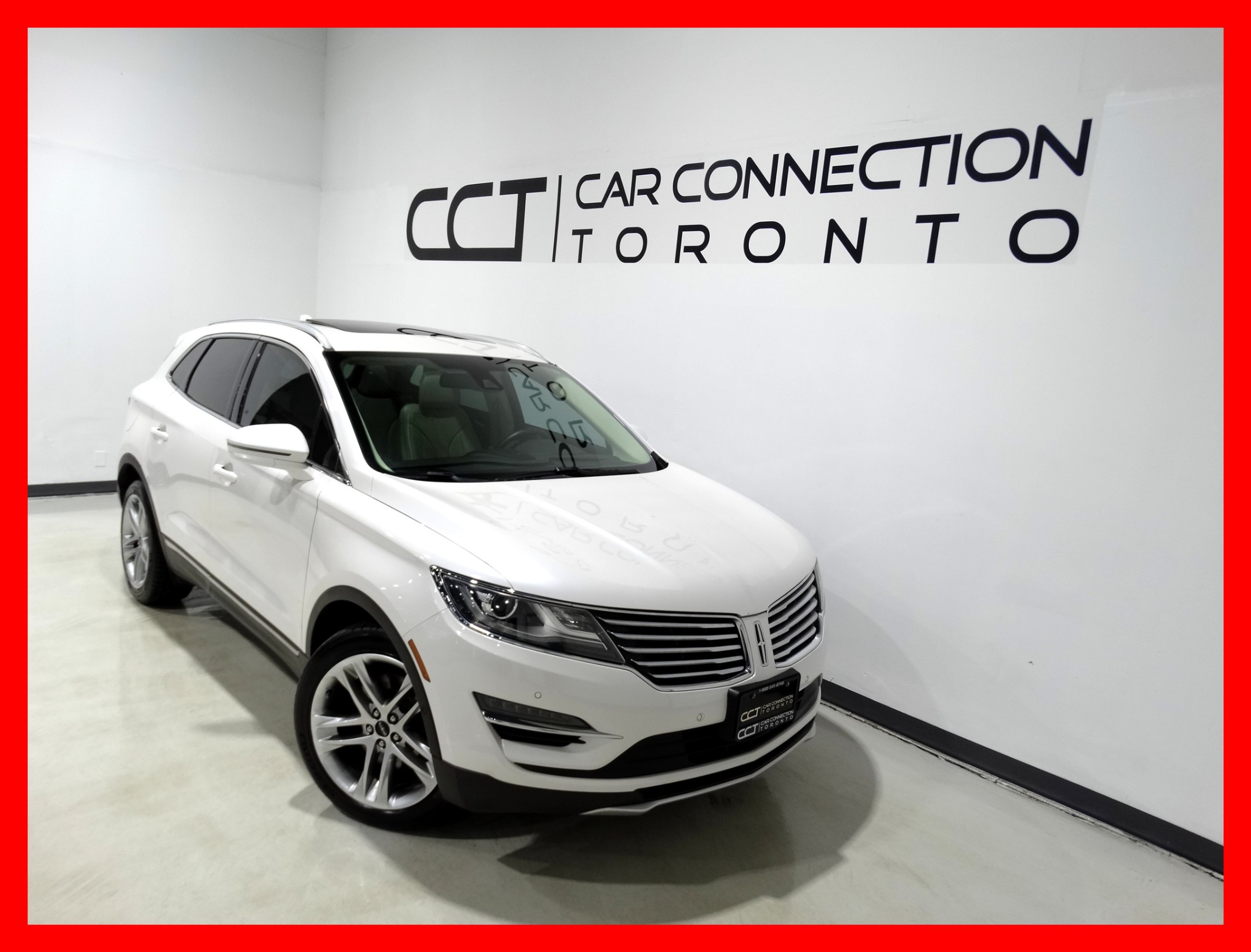 White 2015 Lincoln MKC SUV / Crossover All-Wheel Drive Automatic