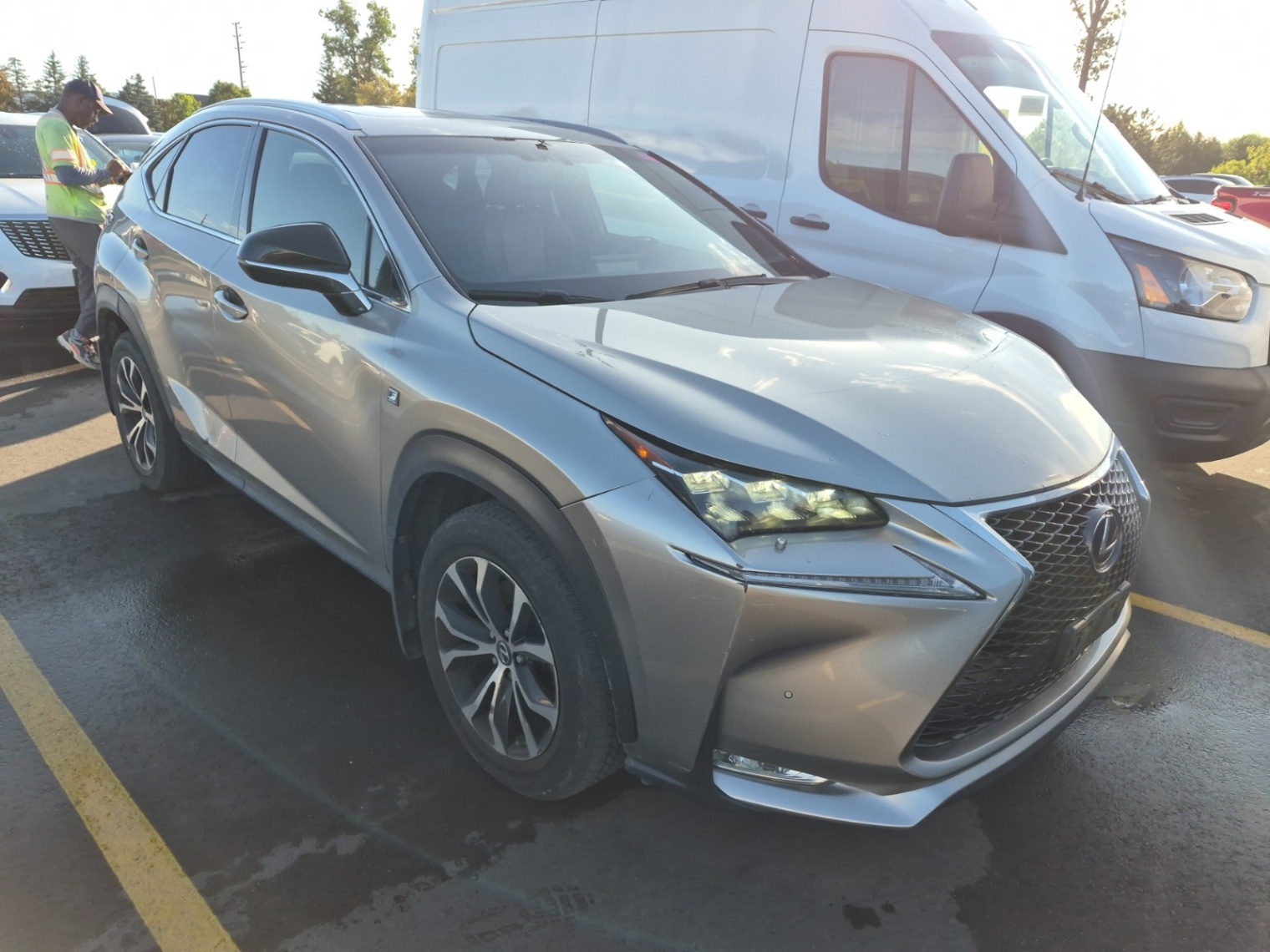 Silver 2017 Lexus NX SUV / Crossover All-Wheel Drive Automatic