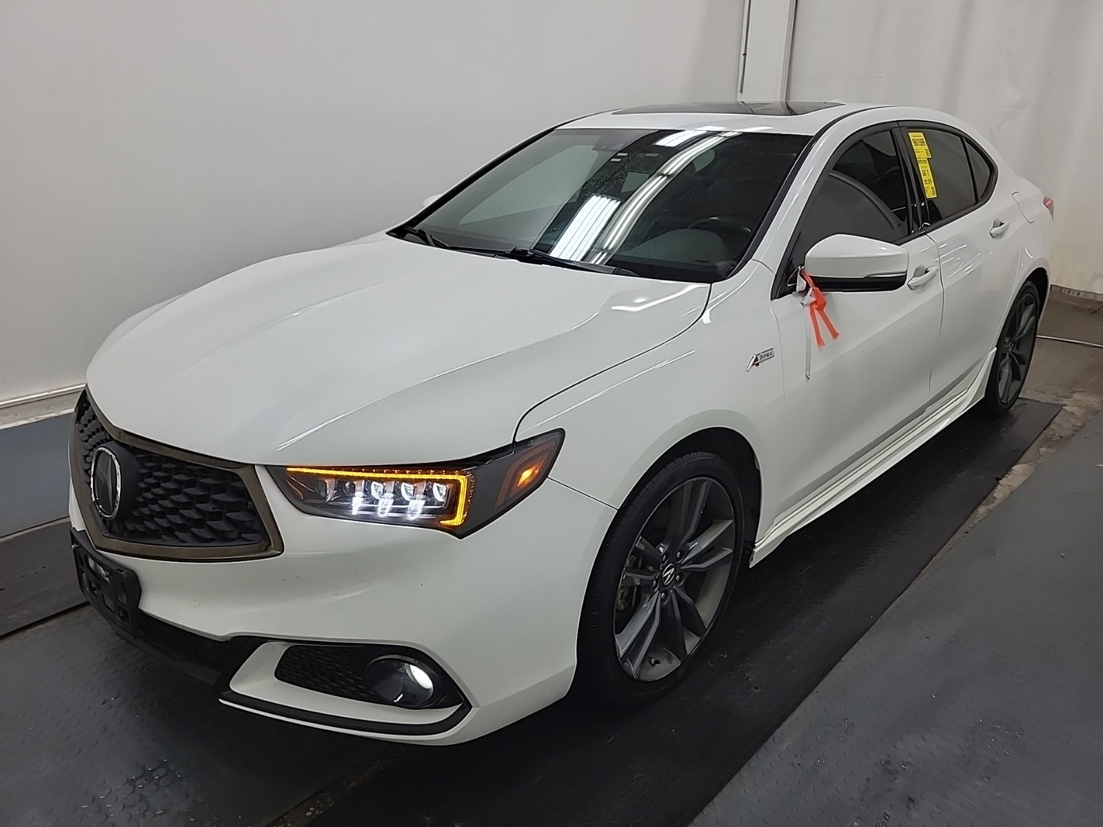 White 2019 Acura TLX Sedan  Automatic
