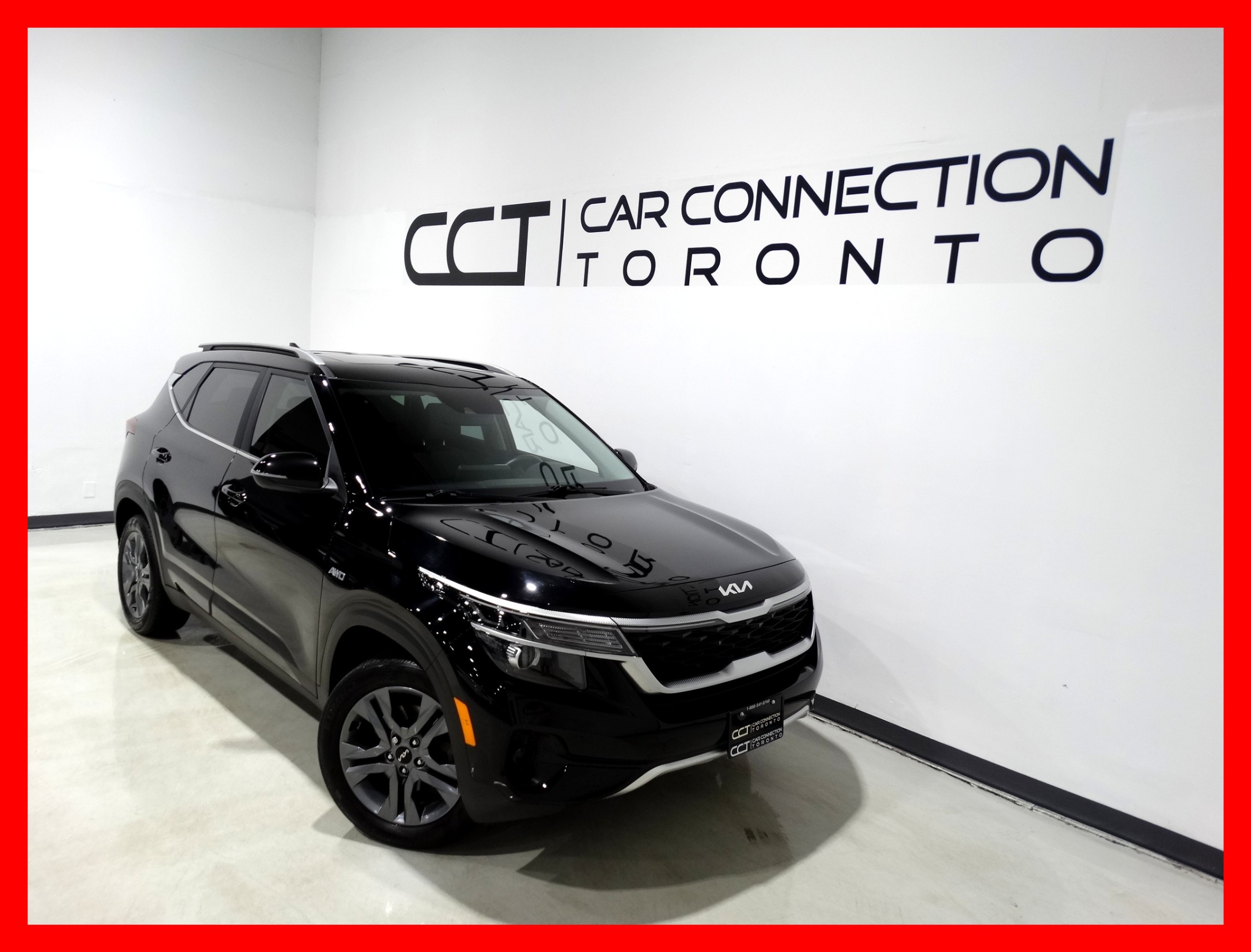 Black 2022 Kia Seltos SUV / Crossover All-Wheel Drive Automatic