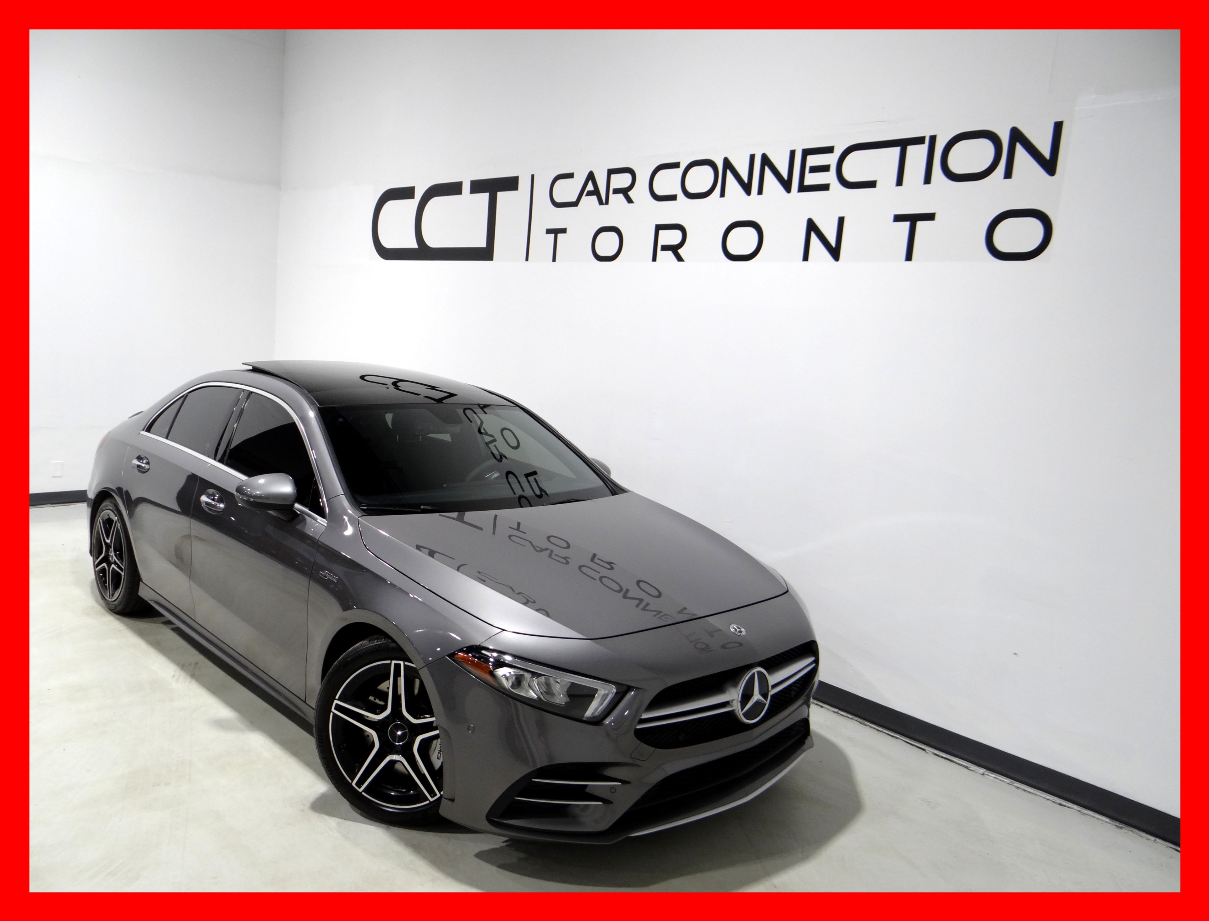 Gray 2022 Mercedes-Benz A-Class AMG A 35 Sedan 4MATIC Sedan Automatic