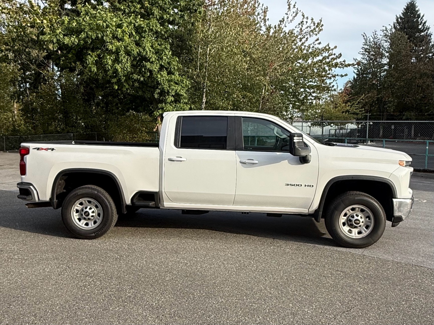 White 2024 Chevrolet Silverado 3500HD Pickup Truck Four-Wheel Drive Automatic