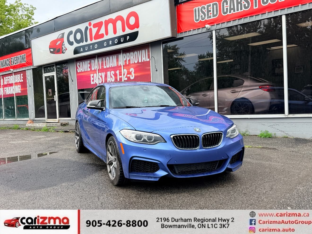 Blue 2017 BMW 2 Series Coupe All-Wheel Drive Automatic